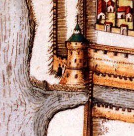 Фрагмент плана Кремля 1613 года «Кремленаград»