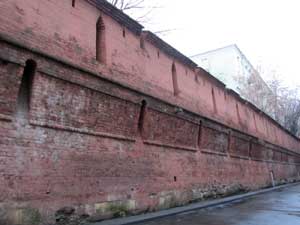 Стена Китай-Города. Реконструкция.